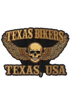 Texas Bikers Custom Patch