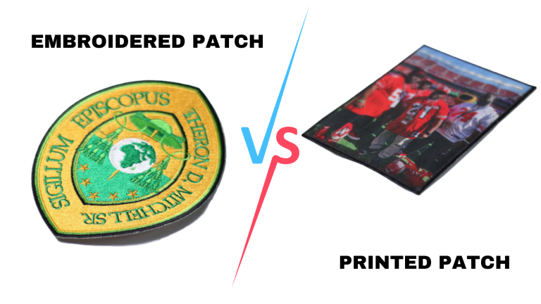 Printed patches vs Embroidered