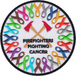 Firefighter Patches Fighting Cancer