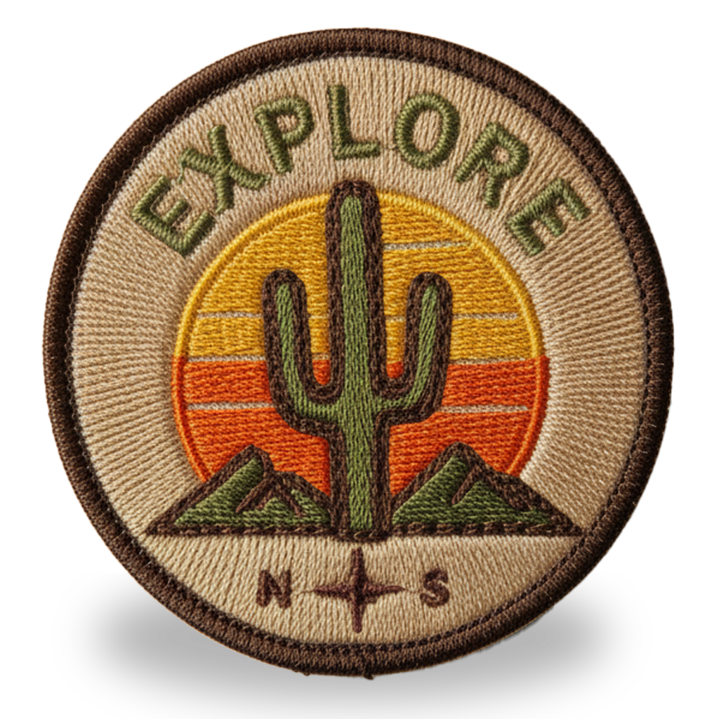 100% Filled Custom Embroidered Patch