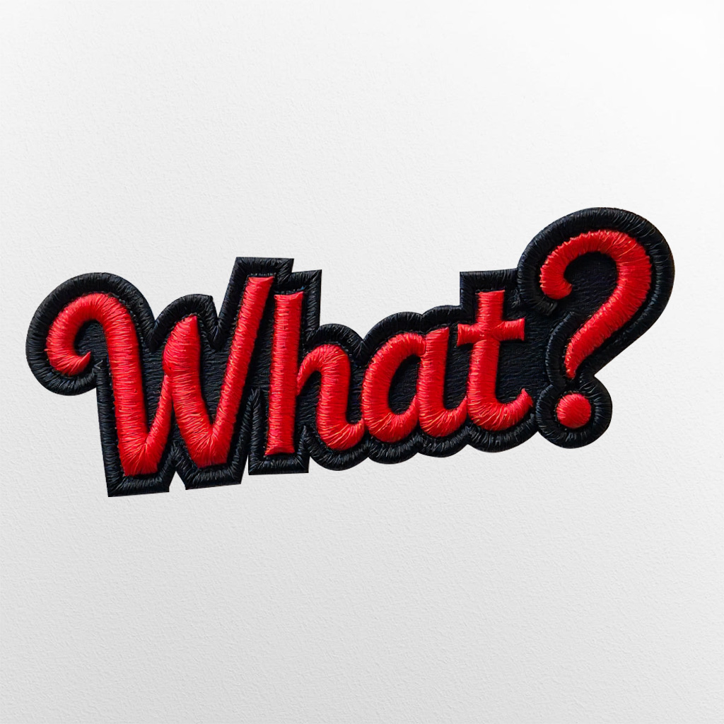 Custom 3d Puff Embroidered Patches