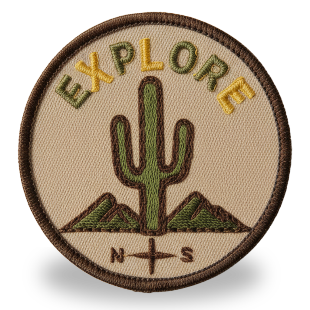 50% Filled Custom Embroidered Patch