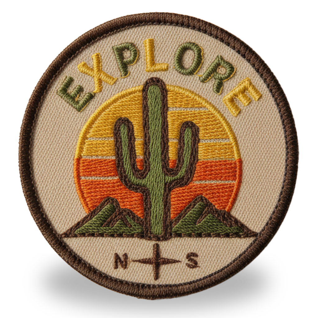 75% Filled Custom Embroidered Patch