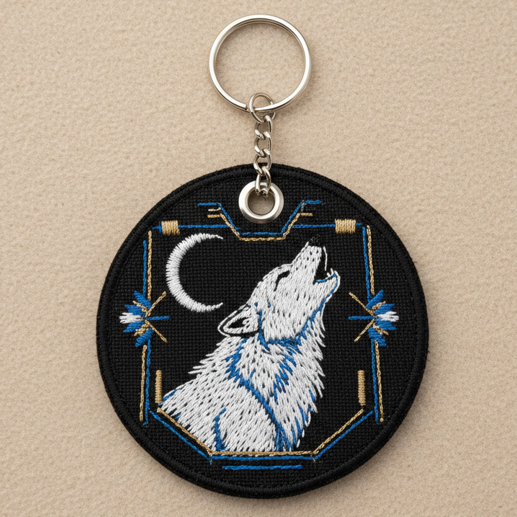 Custom Embroidered Keychain Patches