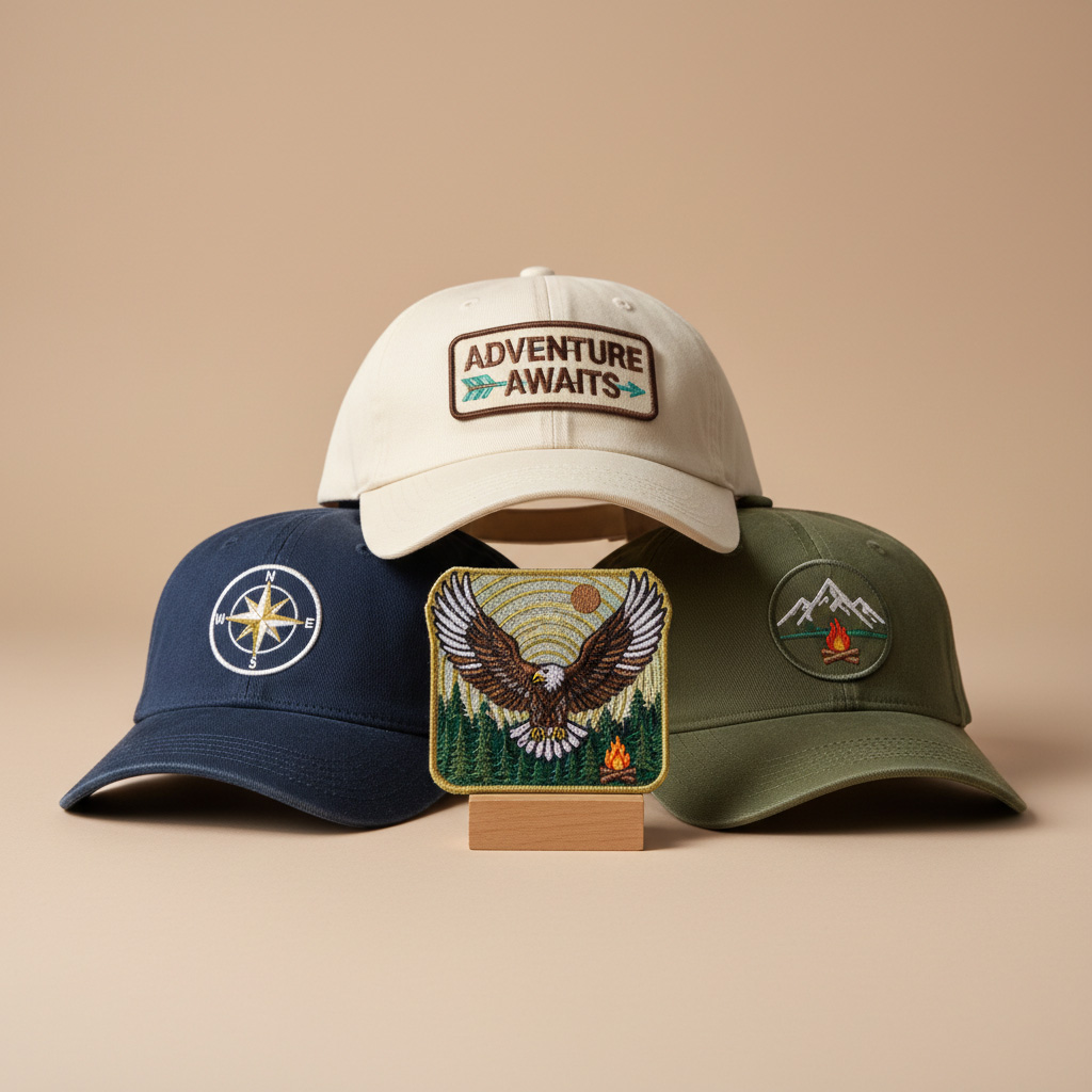 Embroidered Patches for Caps