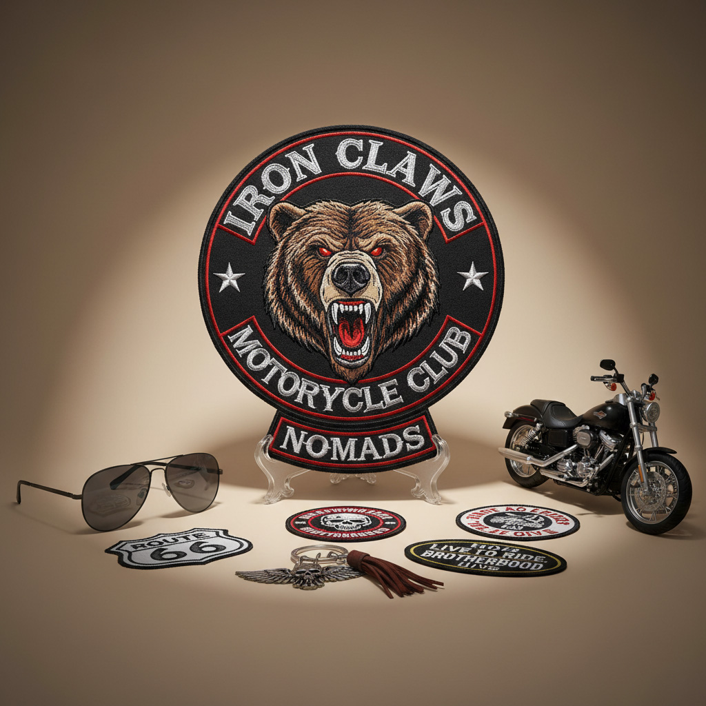 Embroidered Patches for Motorcycle Clubs
