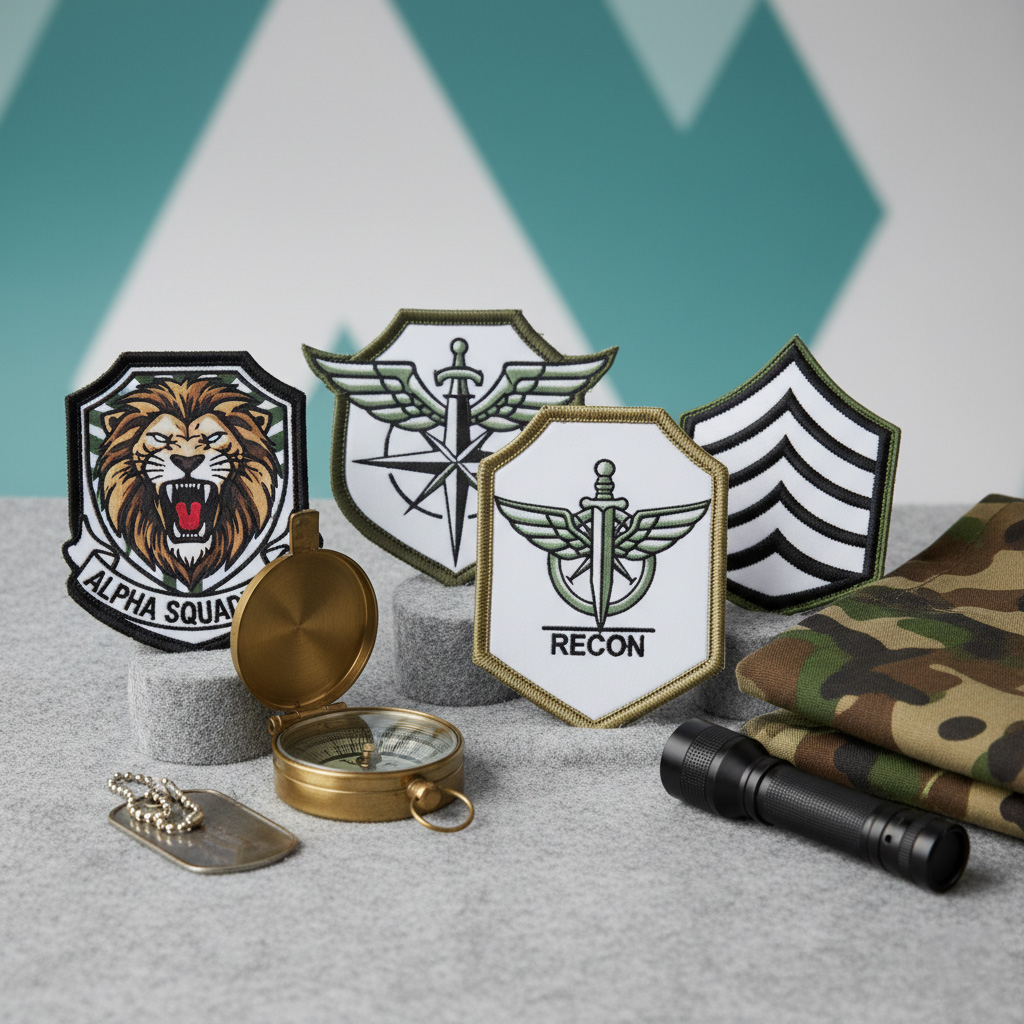 Military and Tactical Use Custom Printed Patches