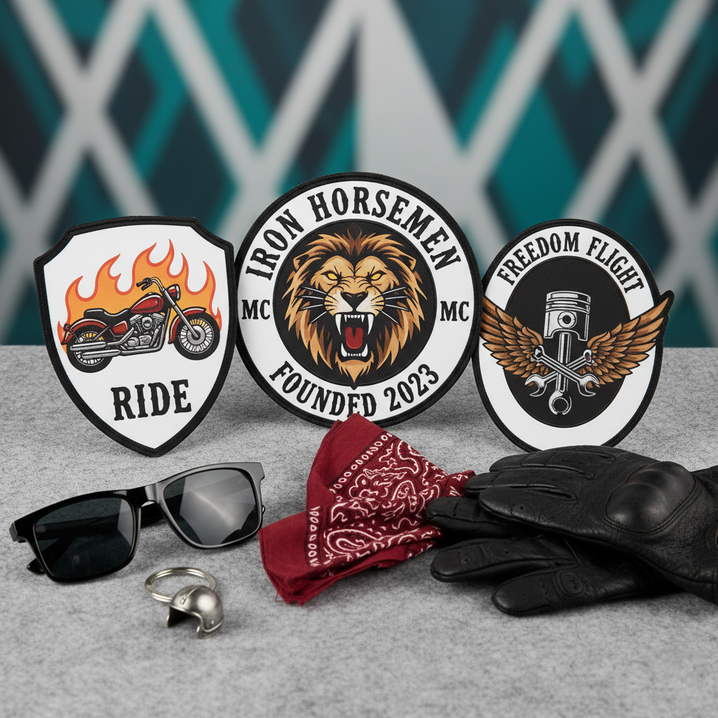 Motorcycle Clubs & Outdoor Gear Custom Printed Patches
