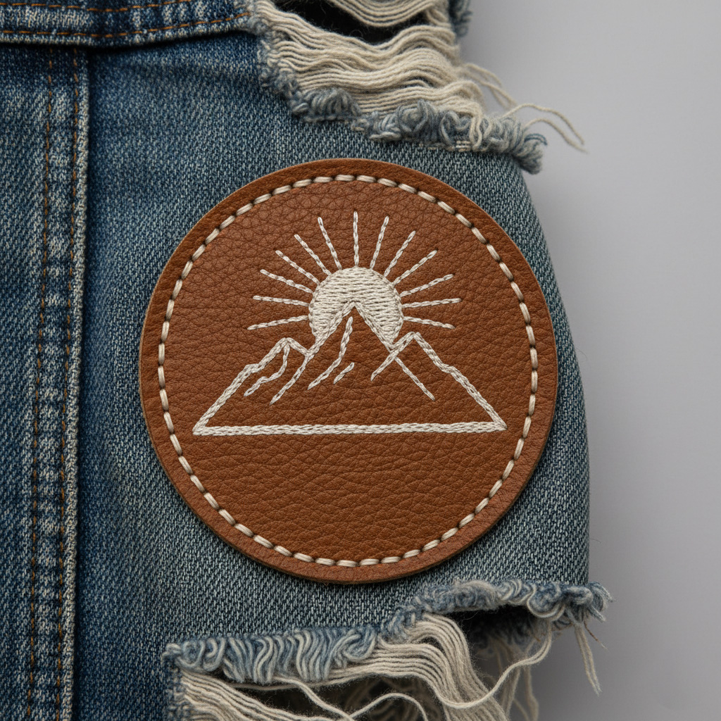 Build To Last - Custom Embroidered Leather Patches