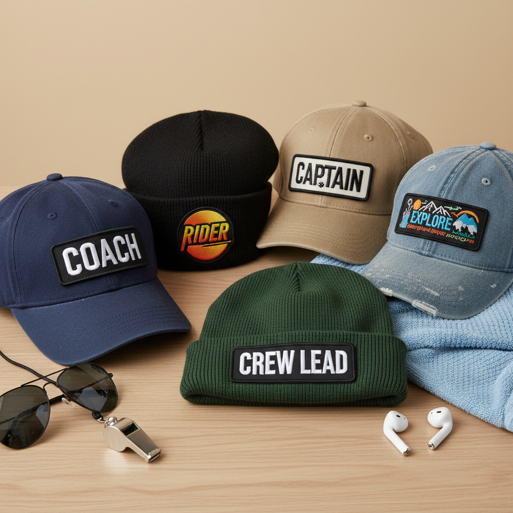 Caps and Beanies - Custom Name Patches