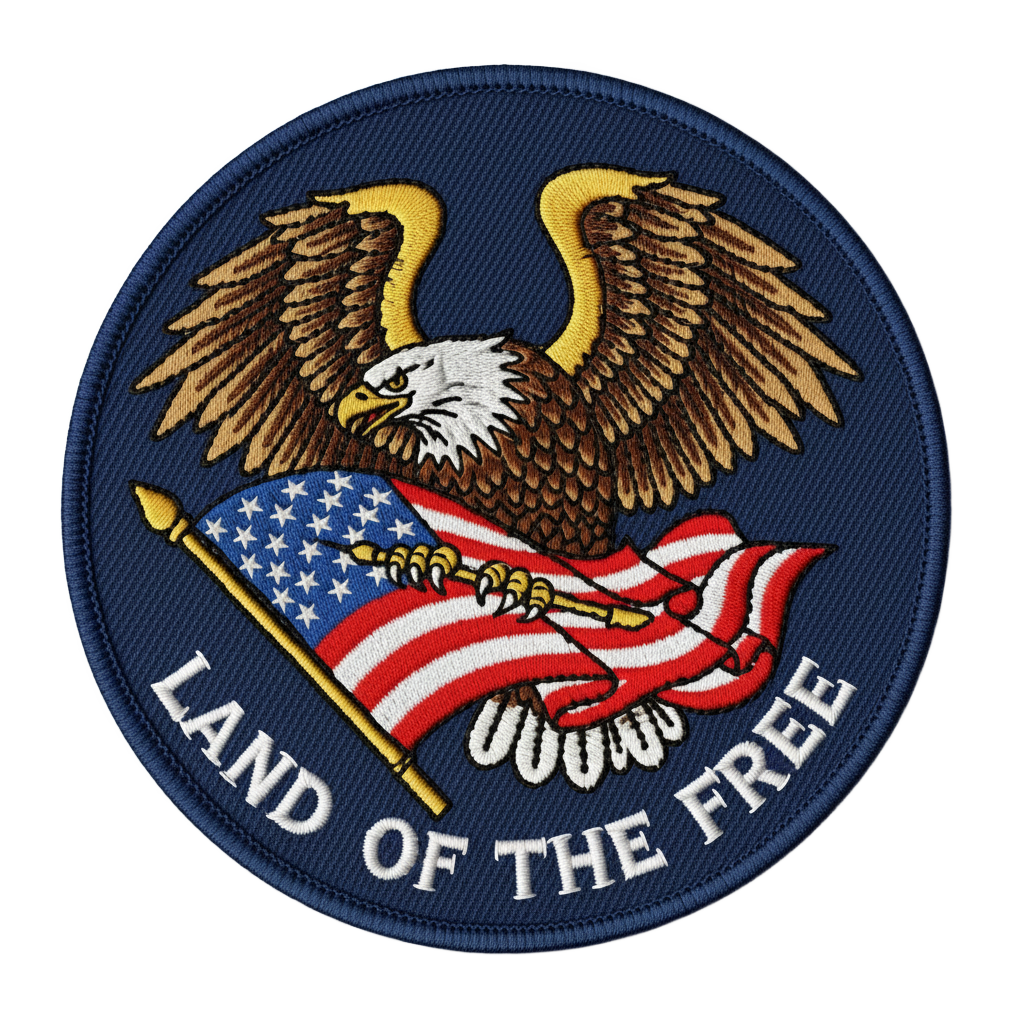 Circle Shape - Custom Patches All Embroidered