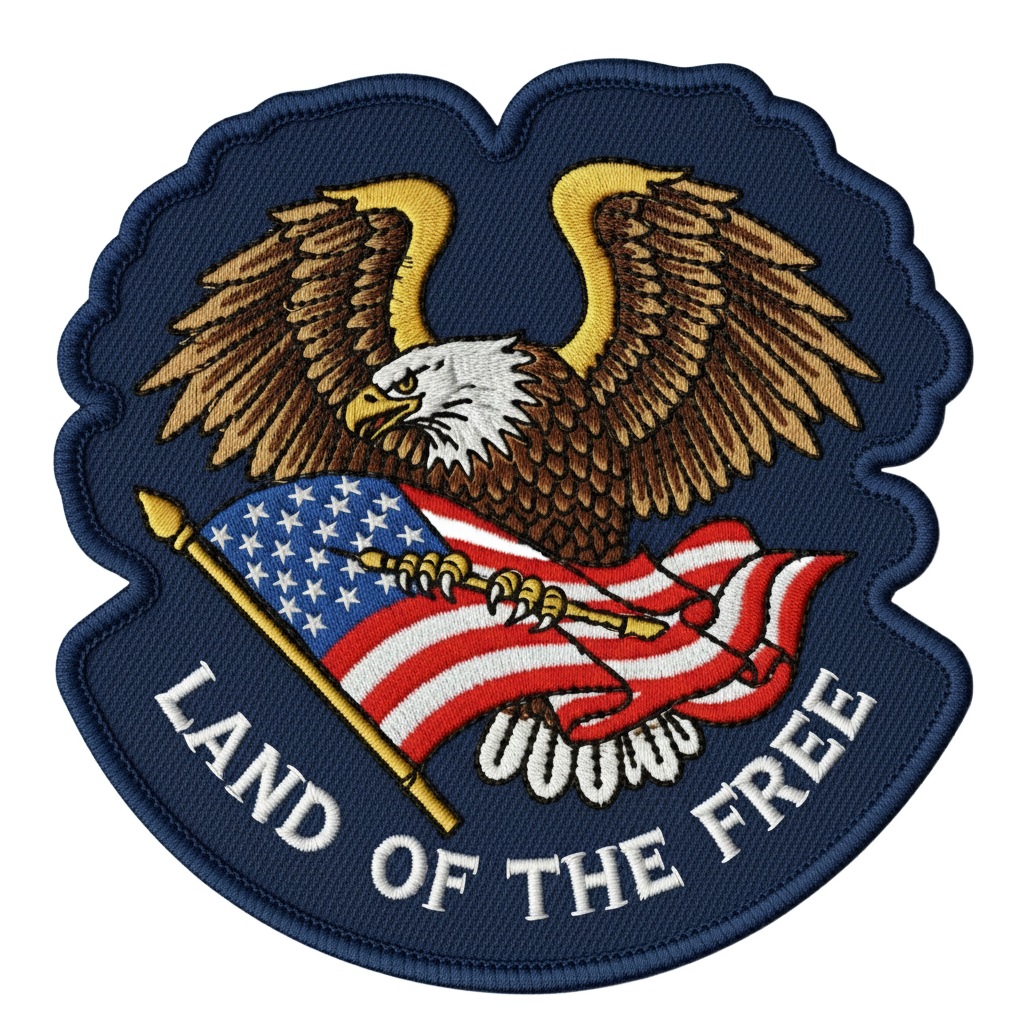 Custom Shape- Custom Patches All Embroidered