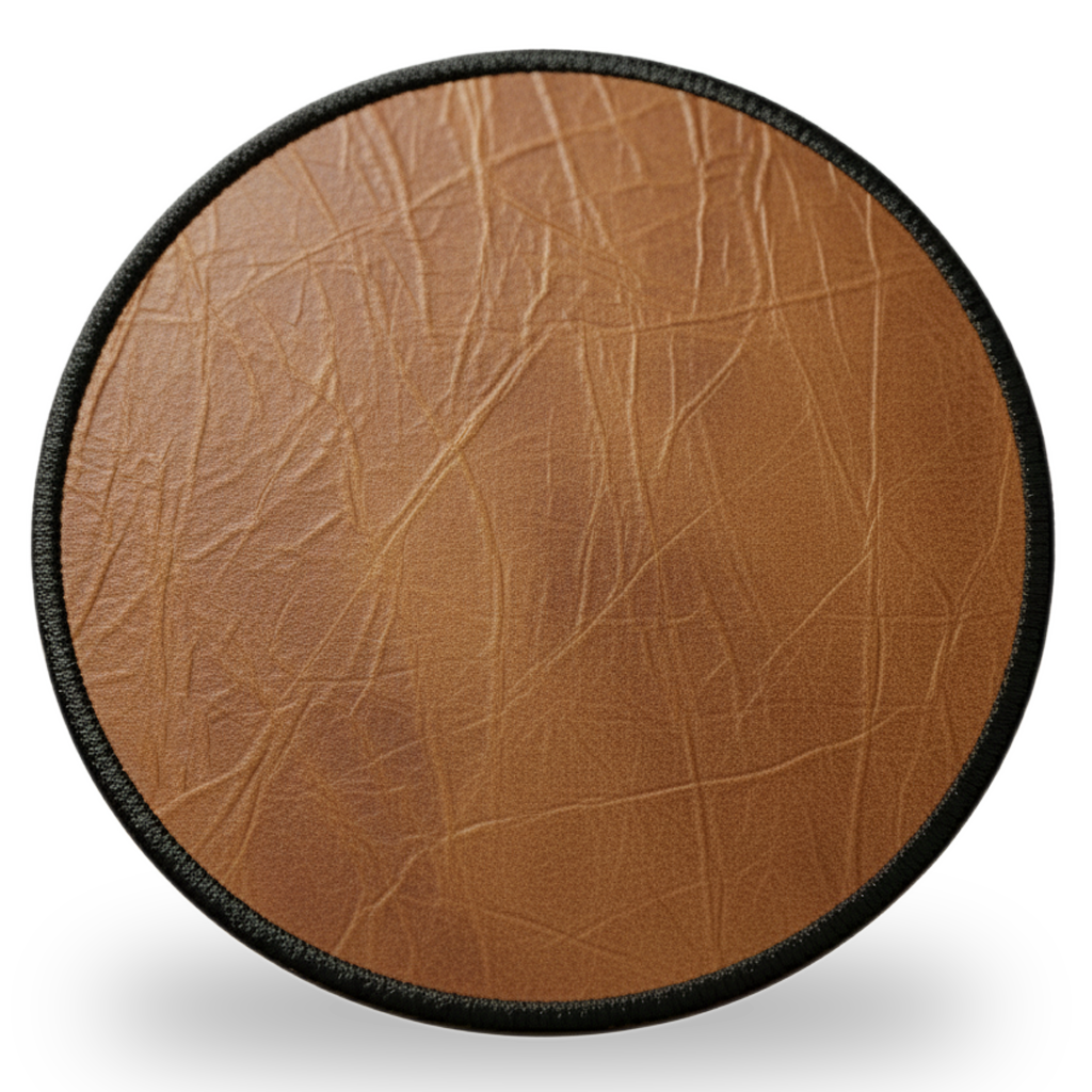 Genuine Leather Look - Custom Leather Embroidered Patches