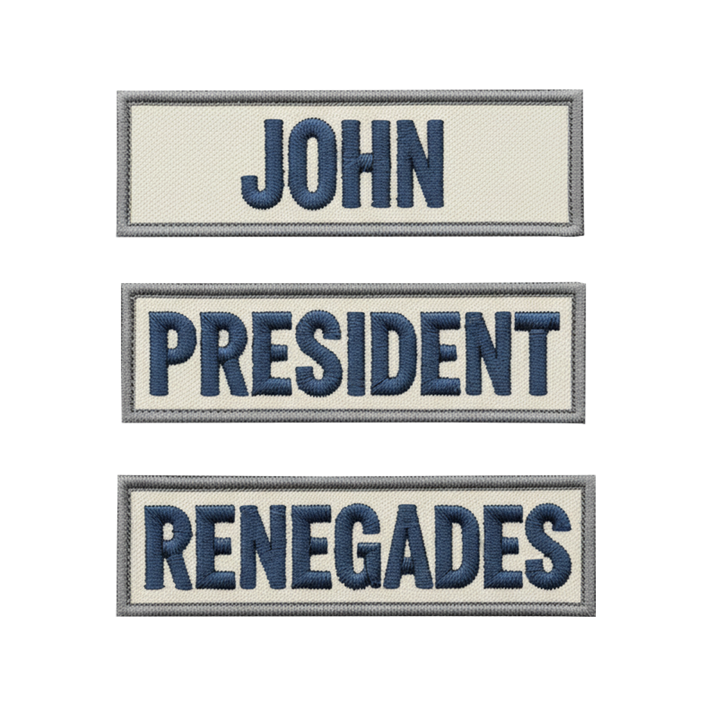 Name Tags - Custom Jacket Patches