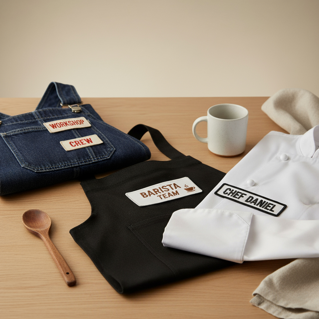 Overalls & Aprons - Custom Name Patches