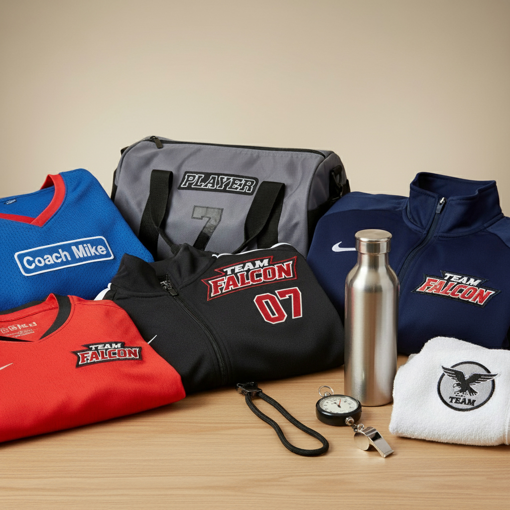 Sportswear & Team Apparel - Custom Name Patches