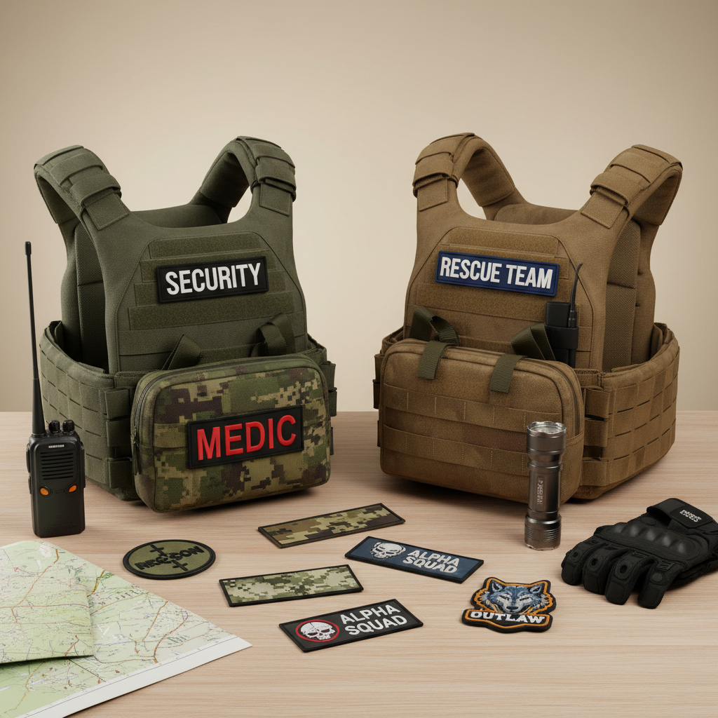 Tactical Vests - Custom Name Patches