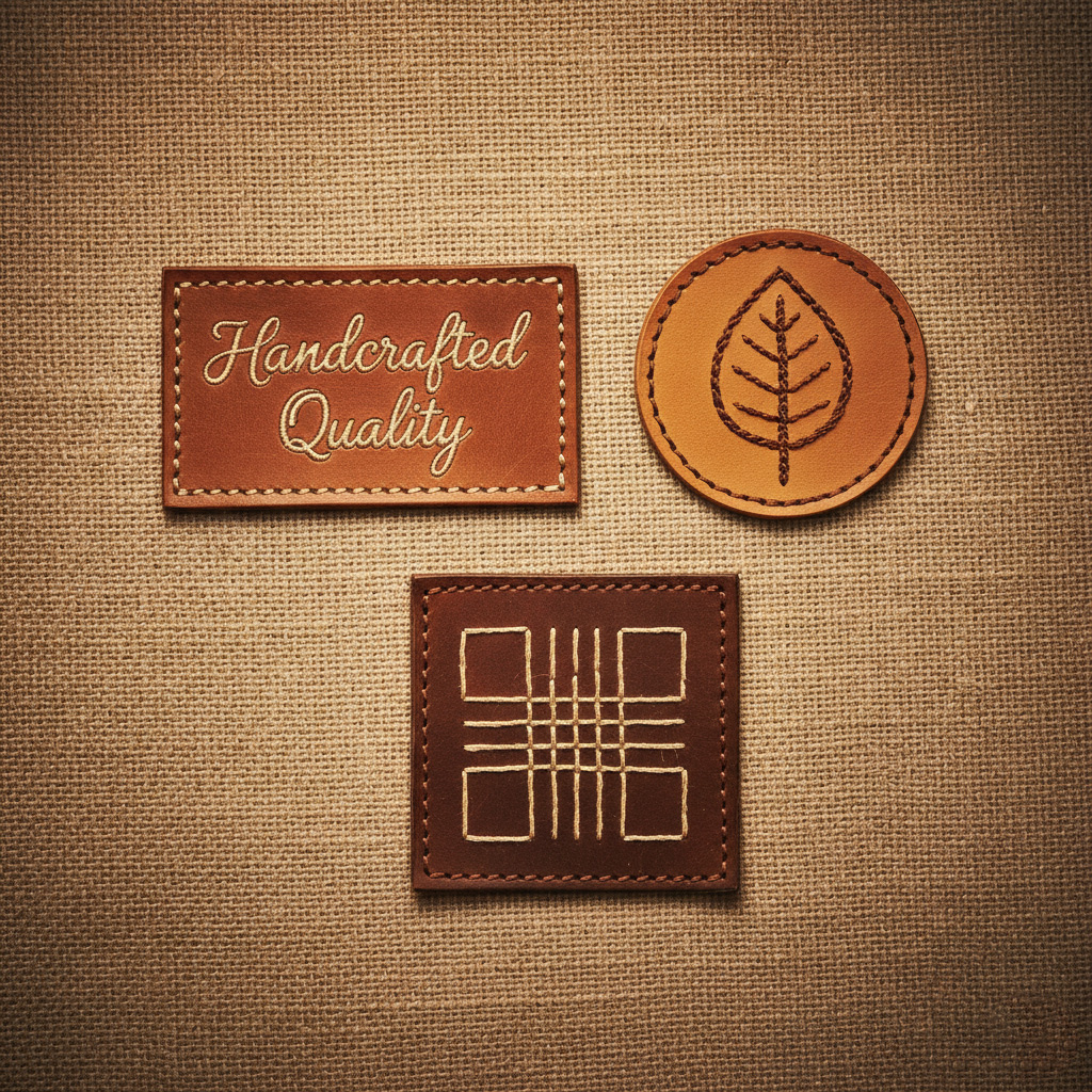 Timeless Appeal - Custom Embroidered Leather Patches