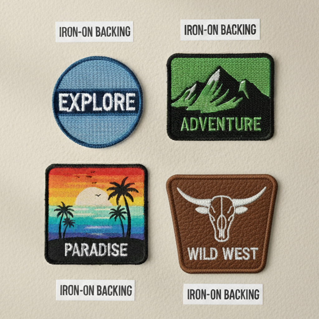 Versatile Option Custom Iron-On Patches