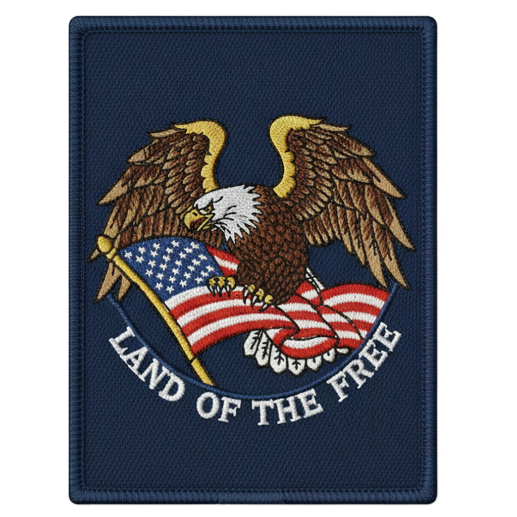 Vertical Rectangular Shape - Custom Patches All Embroidered