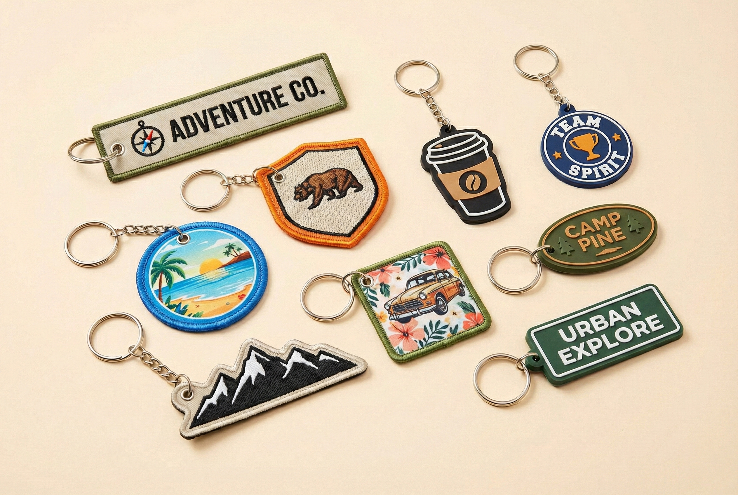 Custom Sizes and Shapes - Custom Keychains