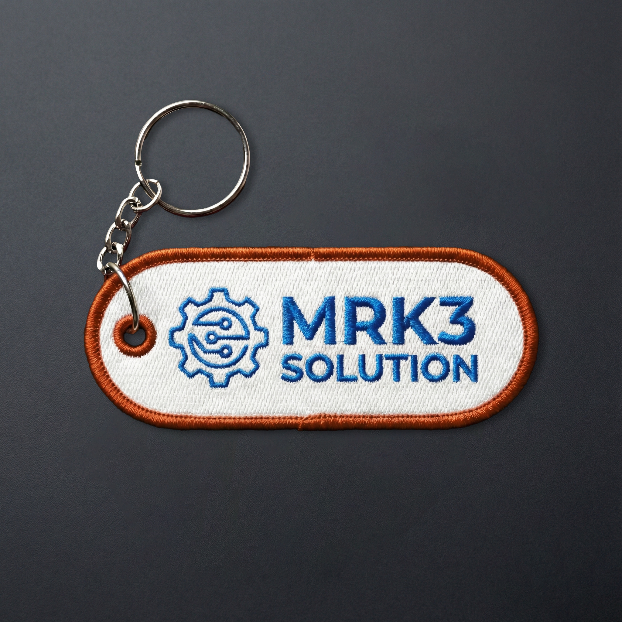 Embroidered Keychain - Custom Keychain