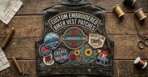 Custom Embroidered Biker Vest Patches