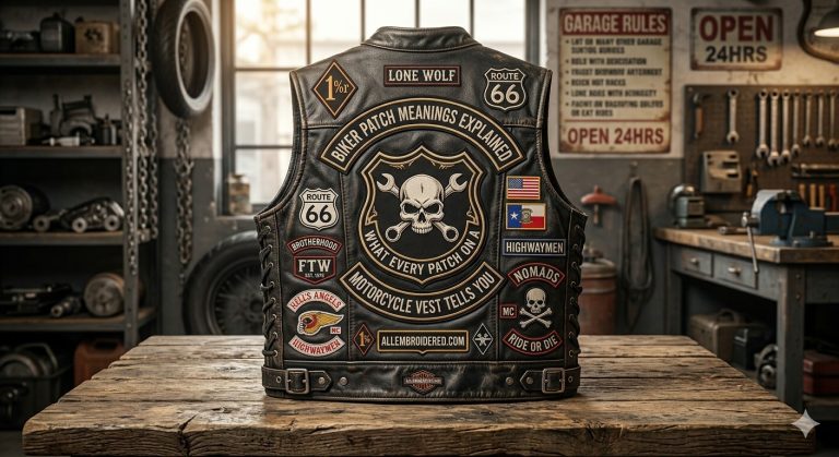 Biker Patch Meanings Explained: What Every Patch on a Motorcycle Vest Tells You