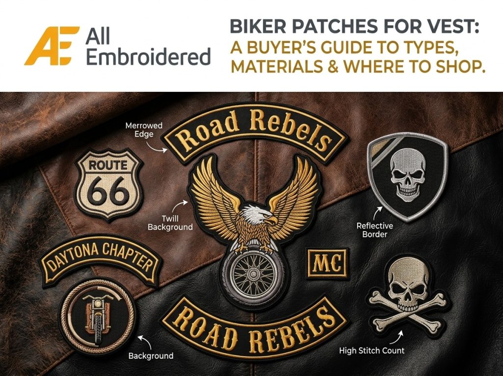 Biker Patches for Vest: A Buyer's Guide to Types, Materials & Where to Shop