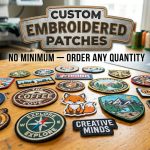 Custom Embroidered Patches No Minimum — Order Any Quantity
