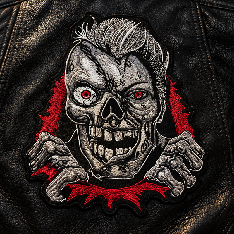 Custom Motorcycle Vest Patches - Center Patch