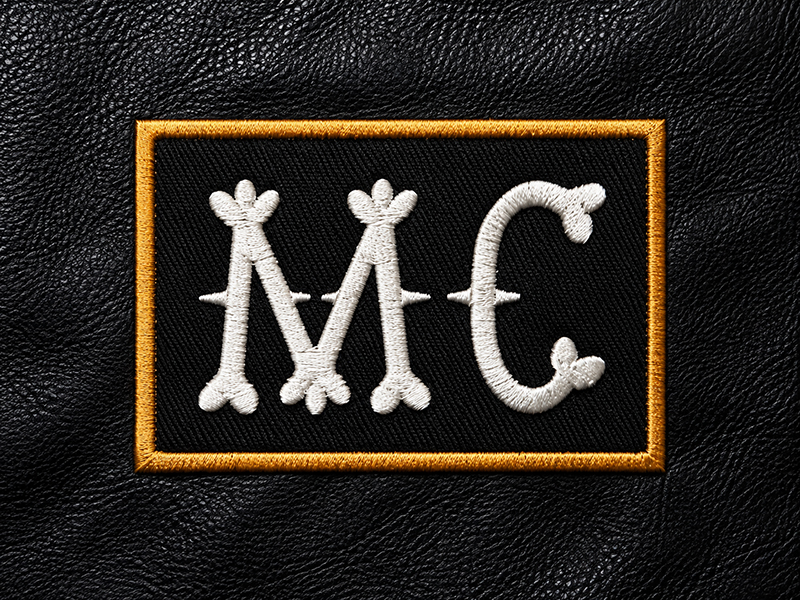 Custom Motorcycle Club Embroidered Patch