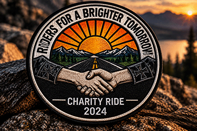 Charity & Memoriable Rides - Biker Event Patches