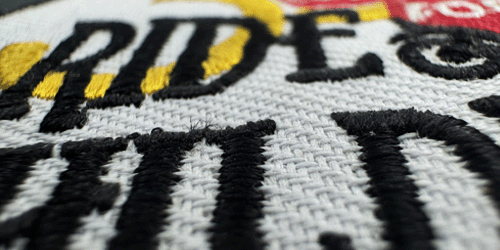Premium Stitching - Custom Biker Patches - Custom Motorcycle Patches